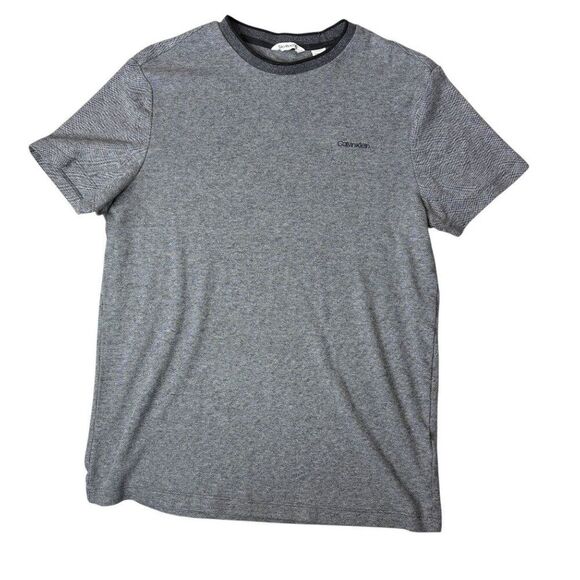 Calvin Klein Mens Crew Neck Tee Size Small Heather Gray - Picture 1 of 5